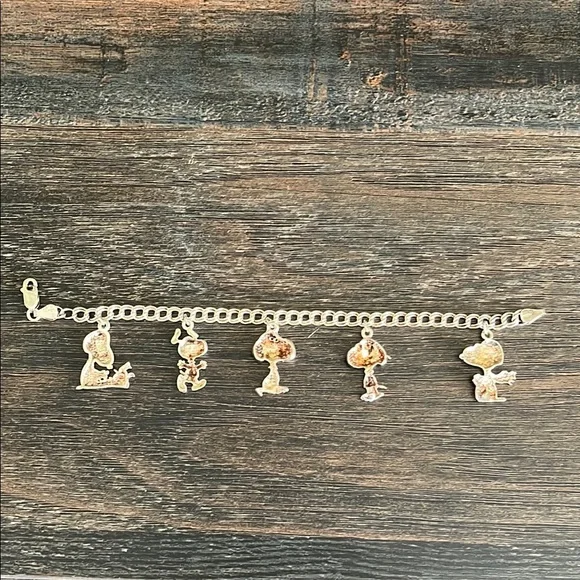 Charming Silver Bracelet with Playful Charms - Picture 5 of 9